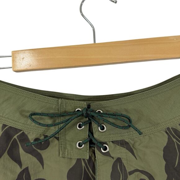 Vintage Pataloha Patagonia 30 Board Shorts Swim Beach Green Aloha Mens - Picture 6 of 9